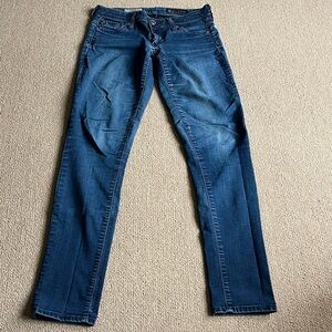 AG Adriano Goldschmied Women's Dark Blue Skinny Jeans